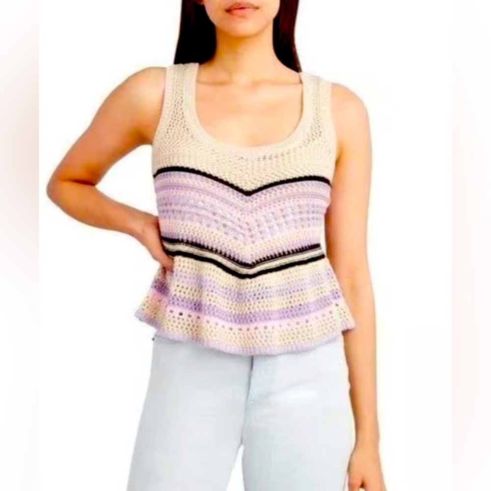 BCBG generation Multicolor Knit Tank Top